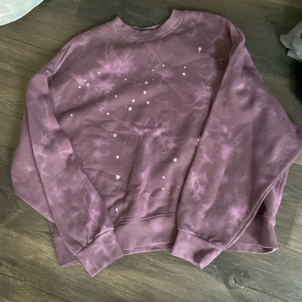 Purple tie-dye sweatshirt from PacSun size small